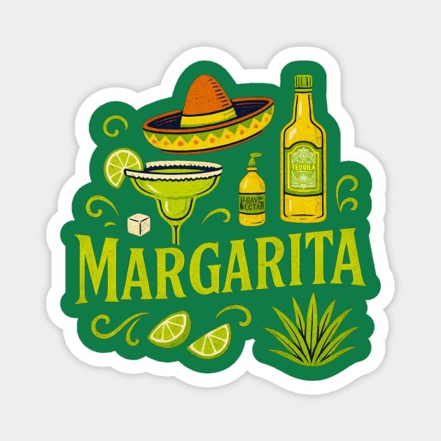 Margarita cocktail Magnet by Dr. Cork