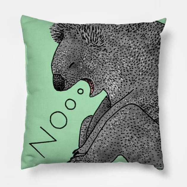 No Koala Pillow by martinascott