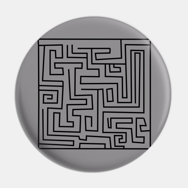 Cool Maze Pin by Robyn's T shop