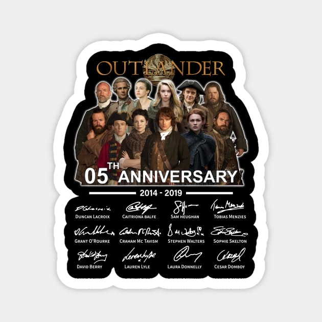 Outlander 5th ANNIVERSARY Family Christmas Costume Set Christmas Magnet by devanpm