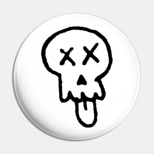 Cartoon Skull Pin