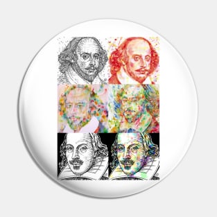 SIX TIMES WILLIAM SHAKESPEARE .1 Pin