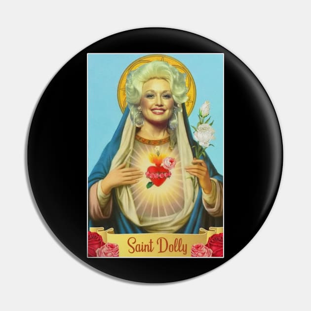 Saint Dolly Parton Pin by Ipung