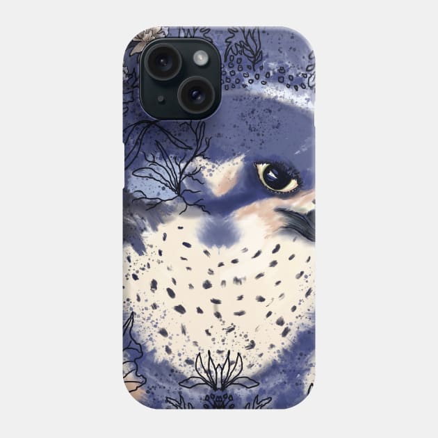 Peregrine Falcone In Moody Blues Phone Case by Salzanos