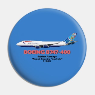 Boeing B747-400 - British Airways "Nalanji Dreaming / Australia" Pin