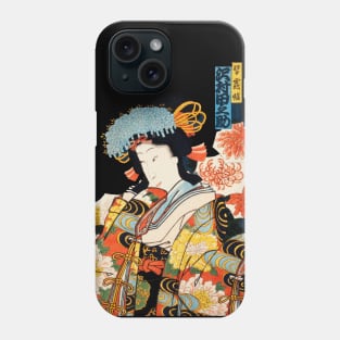 Traditional Japanese Woman Painting Phone Case