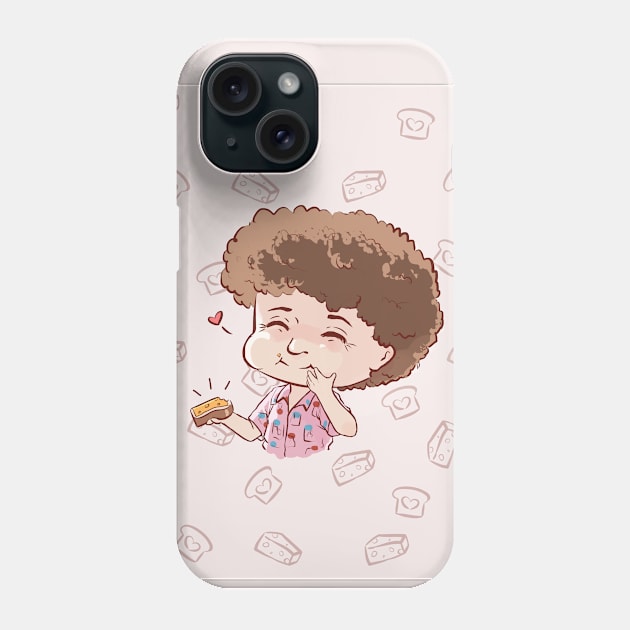 Cheese on toast (with pattern) Phone Case by daphnez