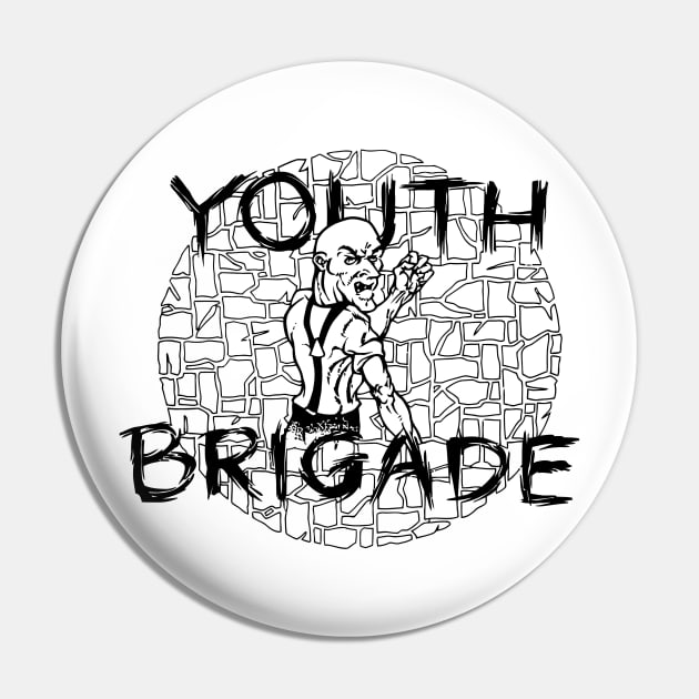 Brigade Skinhead Pin by annabenjay