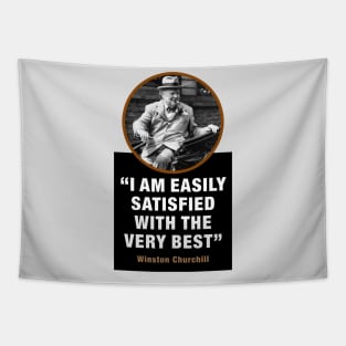 Winston Churchill Quotes Tapestry