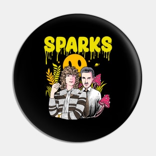 Retro Sparks Band Pin