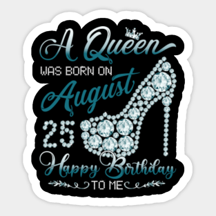 Niece Who Born On August 25th Aufkleber Teepublic De