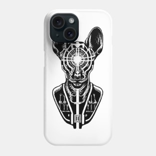 Cool Futuristic Akbash Dog Pencil Drawing Artwork Illustration Phone Case