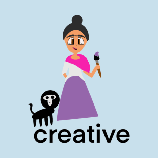 Frida Kahlo is Creative T-Shirt