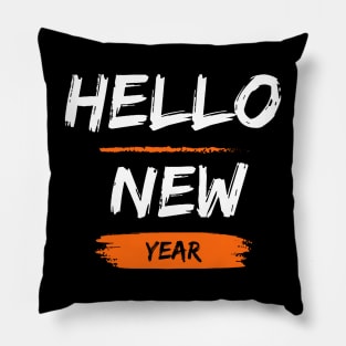 Hello New Year Pillow