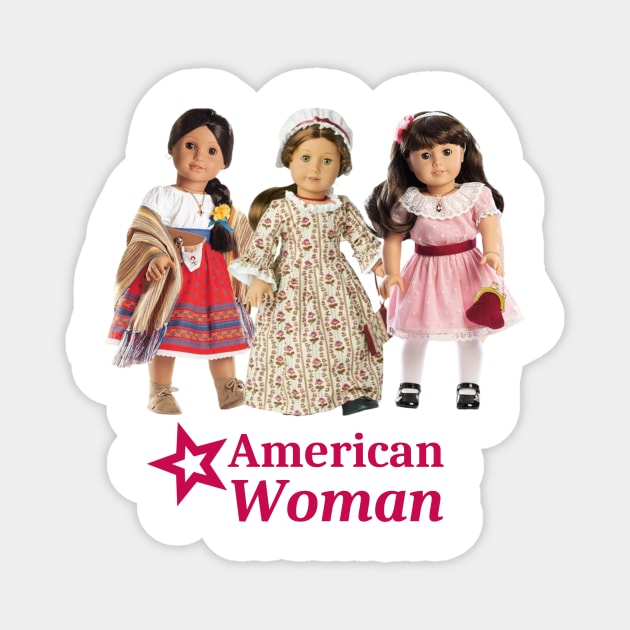 American Woman Magnet by flopculture