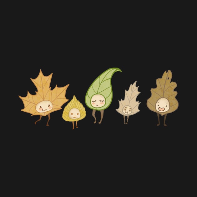 leaf people by KaijuCupcakes