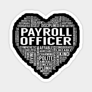 Payroll Officer Heart Magnet