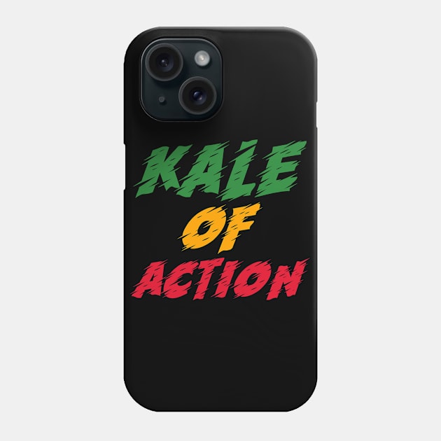 Kale Of Action Phone Case by Feminist Foodie