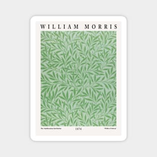 William Morris Exhibition Textile Willow Pattern Design Magnet