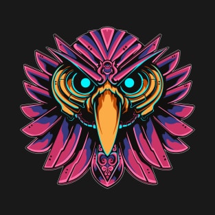 mecha owl robot illustration T-Shirt