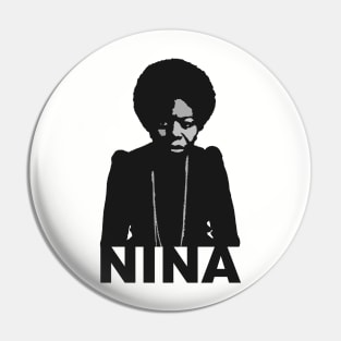 Nina Simone Jazz Minimal Vintage Art Pin