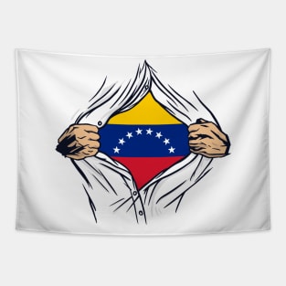 Proud Venezuela Flag, Venezuela gift heritage, Venezuelan girl Boy Friend Venezolano Tapestry