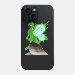 Standing Proud over my Entire Kingdom- Dragon Light Blue Phone Case