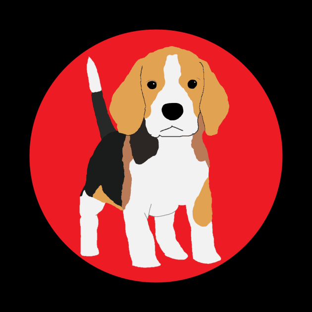 Beagle Cartoon by RevolutionInPaint