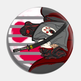 Devil Frogmurai - Samurai Frog Pin