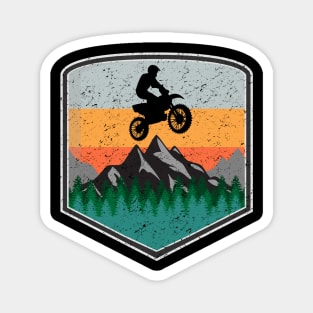 Cool Motocross Nature Design Magnet