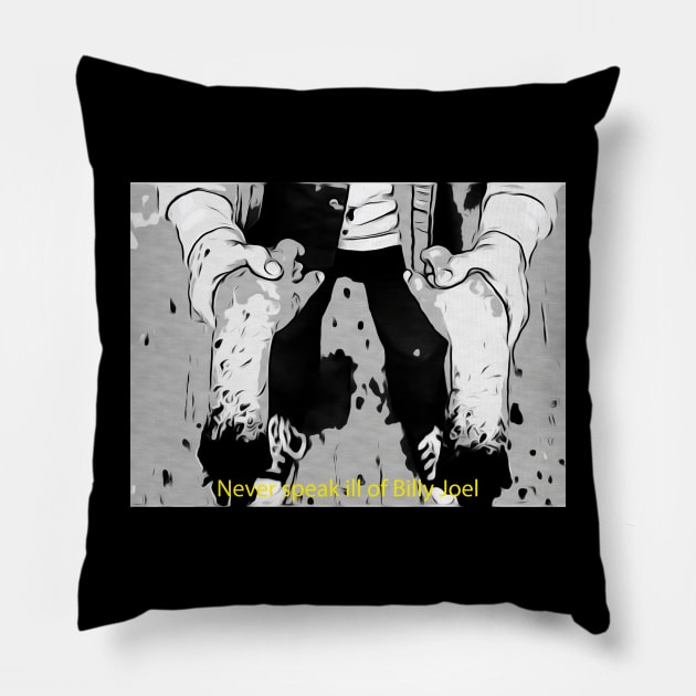 Nunca Fale Mal do Billy Joel - Arte The Boys Pillow by Florete Store