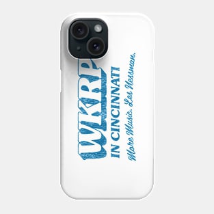 WKRP More Music Blue Phone Case