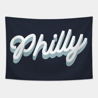 Philly cursive script Tapestry