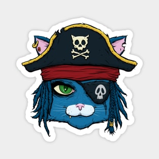 Pirate Kitty Magnet