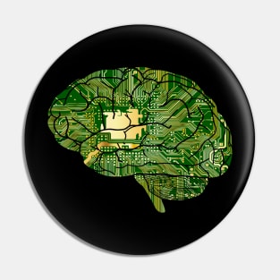 eletronic brain Pin