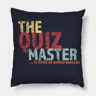 Quiz Master Online Pub Quiz Funny Pillow
