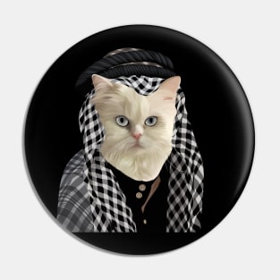 Cute cat with arabian style Pin