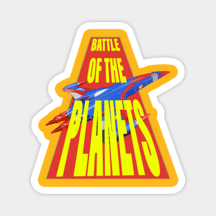 Battle Of The Planets Yellow and Red Magnet