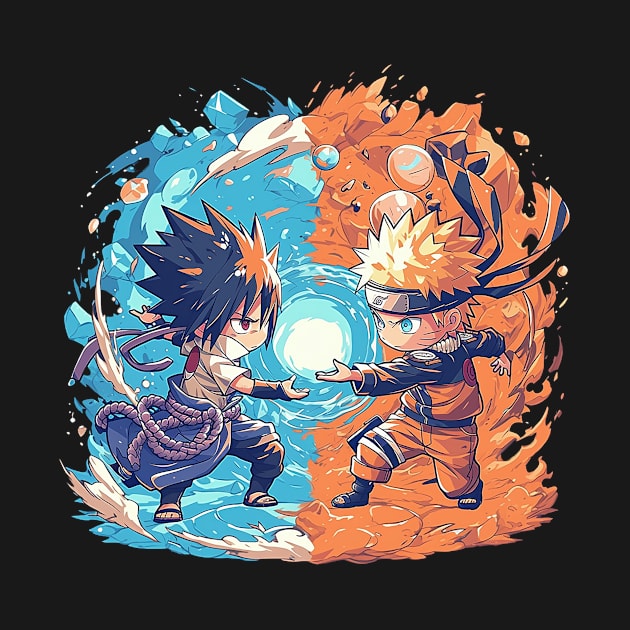 naruto v sasuke by StevenBag