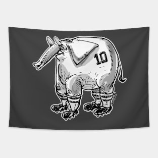 football player elephant Tapestry