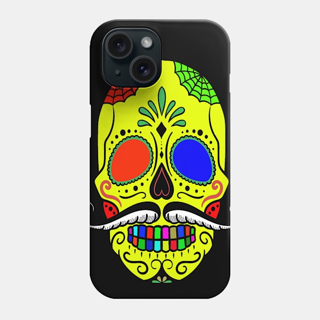 Funny Skull Phone Case by Shreedigital 