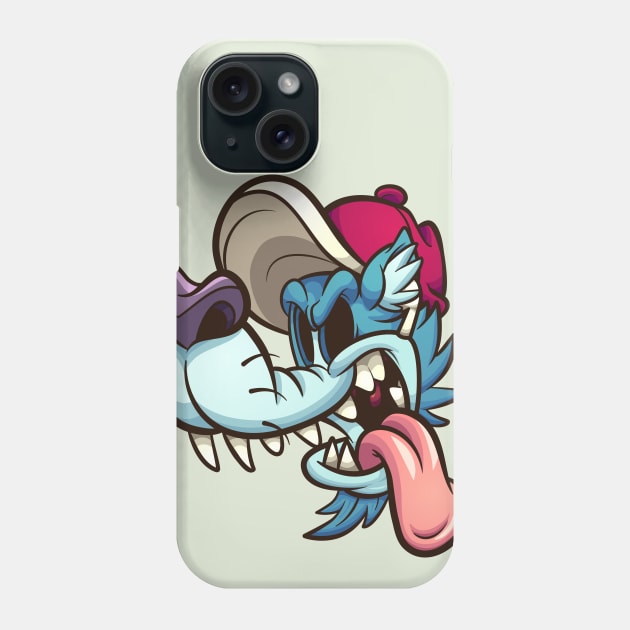 Cartoon wolf Phone Case by memoangeles