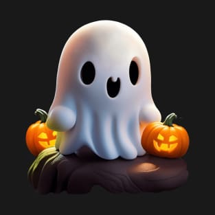 Baby Ghost Creepy Cute Halloween Character T-Shirt