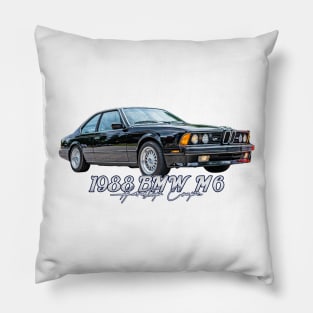 1988 BMW M6 Hardtop Coupe Pillow