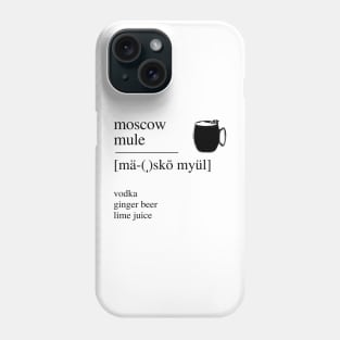 Moscow Mule cocktail Phone Case