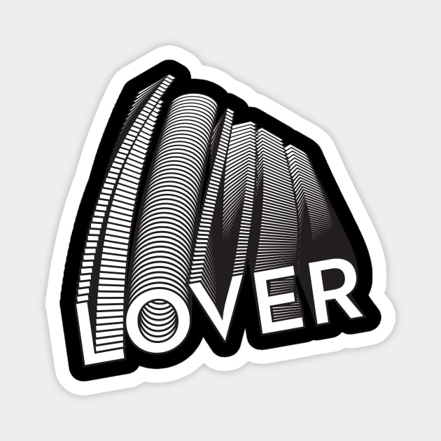 Lover 02 Magnet by Julia Newman Studio