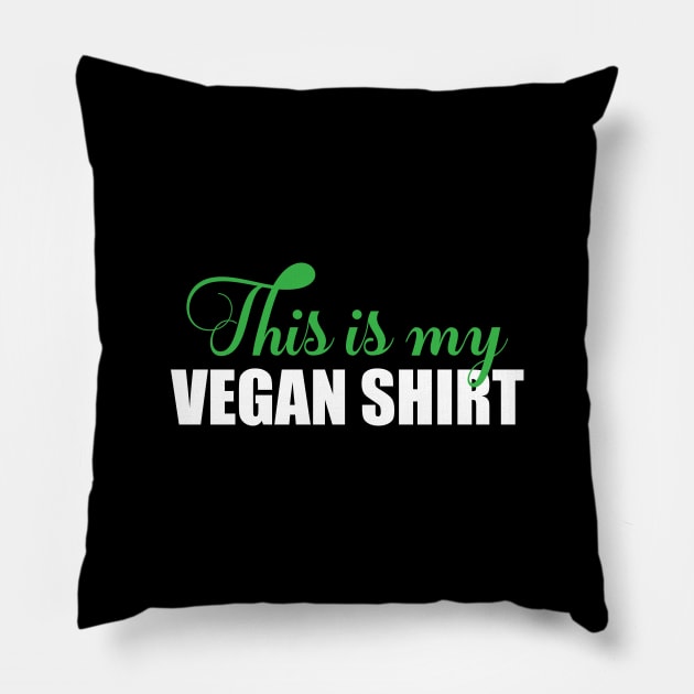 This is my vegan shirt Pillow by FatTize