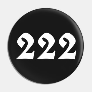 222 angel number Pin