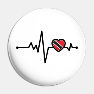 Trinidad and Tobago Heart Monitor Pin