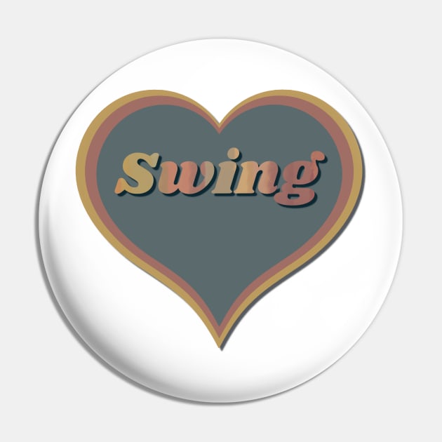 Swing heart Pin by Bailamor